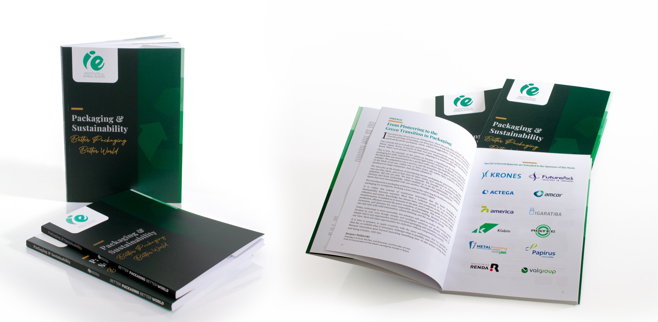 Official photo of the Packaging and Sustainability book